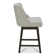 Arvelle Swivel Upholstered Counter Stool with Solid Wood Frame