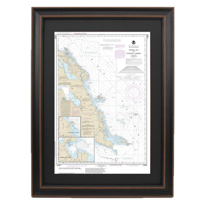 Lake Huron Thunder Bay Island To Presque Isle | Nautical Chart | Framed Print