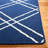 Rodgers Hand Woven Flat Weave Wool/Cotton Geometric Rug in Blue/Ivory-599672485