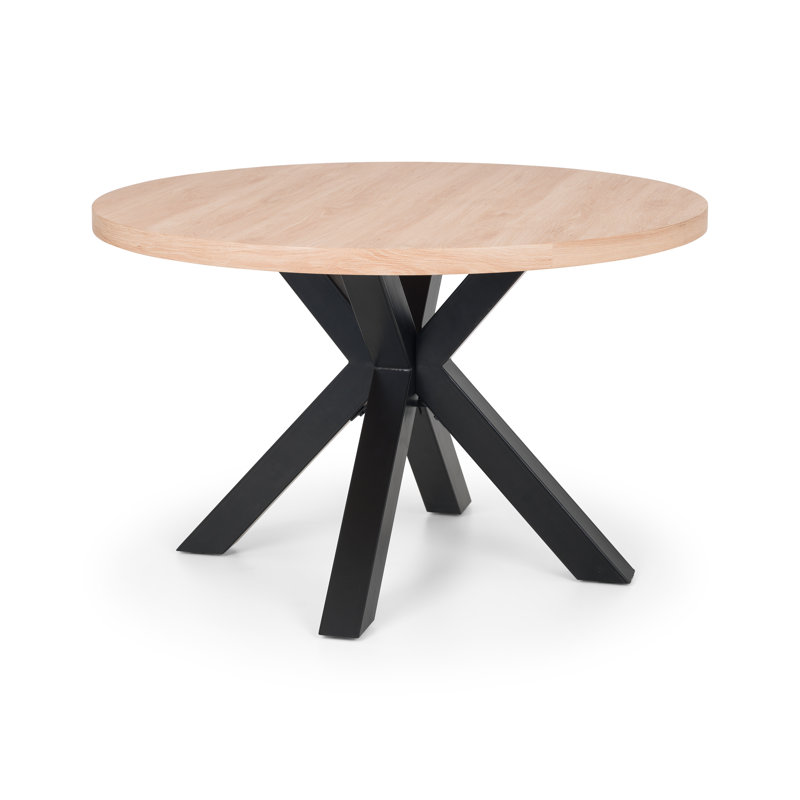 Iisakki Round Metal Base Dining Table