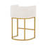 Tabouret de comptoir 26 po avec structure en métal-124057380