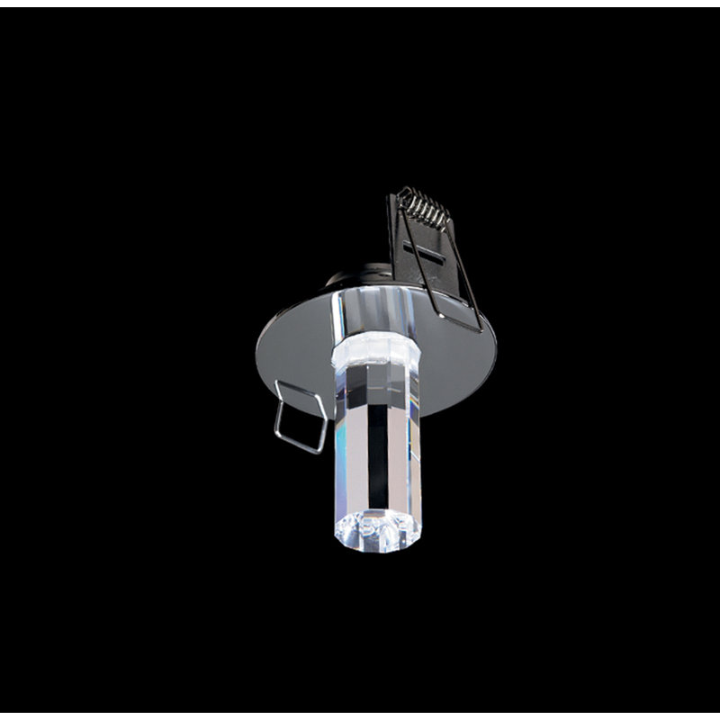 StarLED Deluxe 1-Light Close to Ceiling Alpha Crystal Component Low Bay