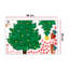 Traditional Christmas Tree Stickers Set