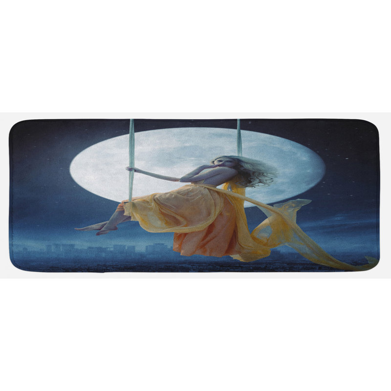 Tapis de cuisine lune