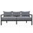 U_Style Multi-Person Outdoor Steel Sofa Set, Waterproof, Anti-Rust And Anti-Uv, Suitable For Gardens And Lawns-1726785384