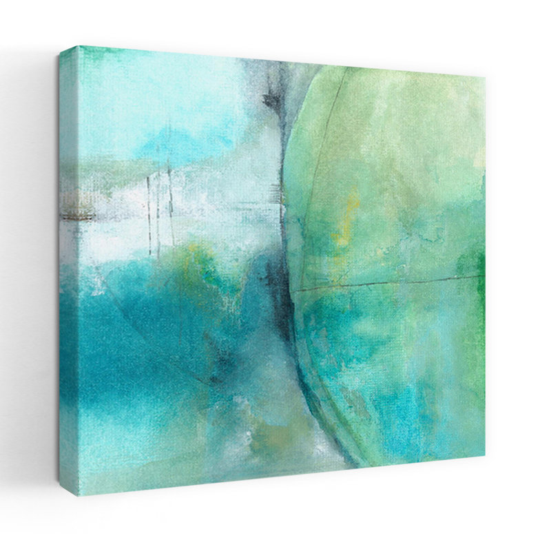 «Amid The Roar», art contemporain abstrait, H 18 po x l 18 po
