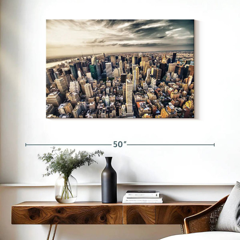 Skyline de Sirci, Manhattan, New York, H 26 po x l 39 po