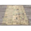 Tapis tibétain moderne en laine beige sauge, 246 x 300 cm, noué à la main
