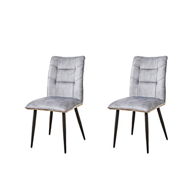 Chaise d'appoint rembourrée (ensemble de 2)