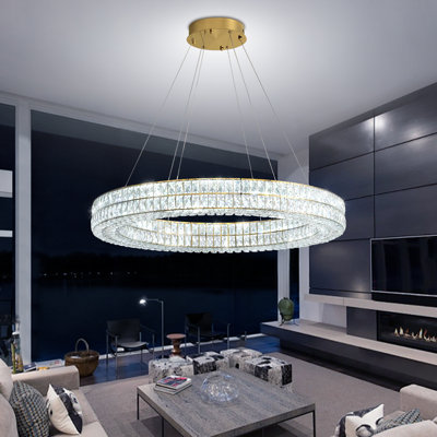 Lustre en cristal à DEL Raimes