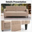 205.7cm Upholstered Convertible Sofa-882606238