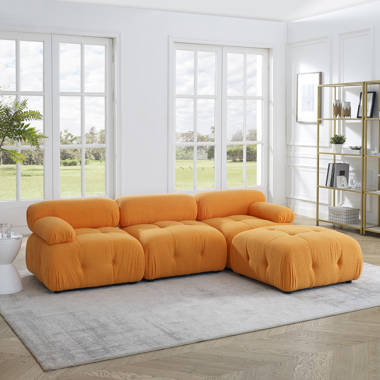 Wayfair Samples 114.6\'\' Upholstered Sofa Wayfair 