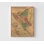 Nicaragua, Amérique centrale, affiche, décoration de pays latino-américain, carte antique américaine, très grand bureau mural