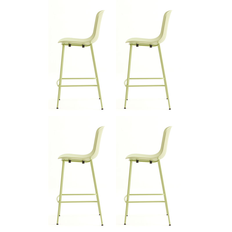 Holi Counter & Bar Stool, Counter Stool (26.5" Seat Height), Olive Green