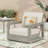 Donnie Acacia Outdoor Lounge Chair-1127662817