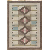 Vintage One-of-a-Kind Rectangle 5'8" X 8' Flatweave Area Rug