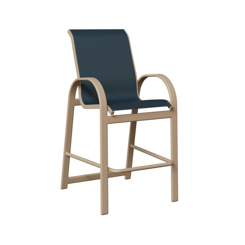 Chaise de bar Cazares Sahara Speckle, Sahara moucheté, Marine