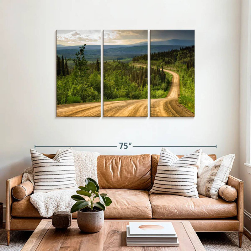 Rorry Dalton Highway Trail, 36" H x 57" W