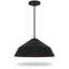Luminaire suspendu noir à DEL intégré-119441492