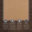 Tapis berbère beige foncé fait à la main avec bordure en coton Nannette-1804920871