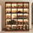 Dining Storage Cabinet with light and glass doors-649212601