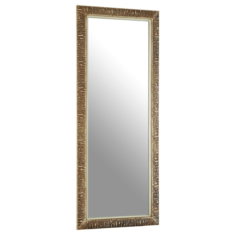 Betancourt Solid Wood Flat Wall Mirror