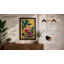 Flamingo in Bloom Tropical - Framed Print-1152127198-1152127202