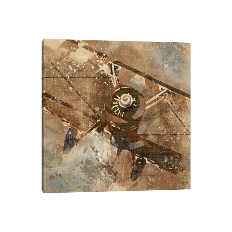 Live To Ride III by Carol Robinson - Painting on Canvas, Wrapped Canvas, 30.48 cm H x 30.48 cm W