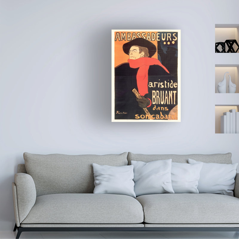 Art sur toile, Henri De Toulouse-Lautrec, H 24 po x l 18 po