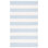 Brookvale Striped Handmade Cotton Sky Blue/Ivory Area Rug