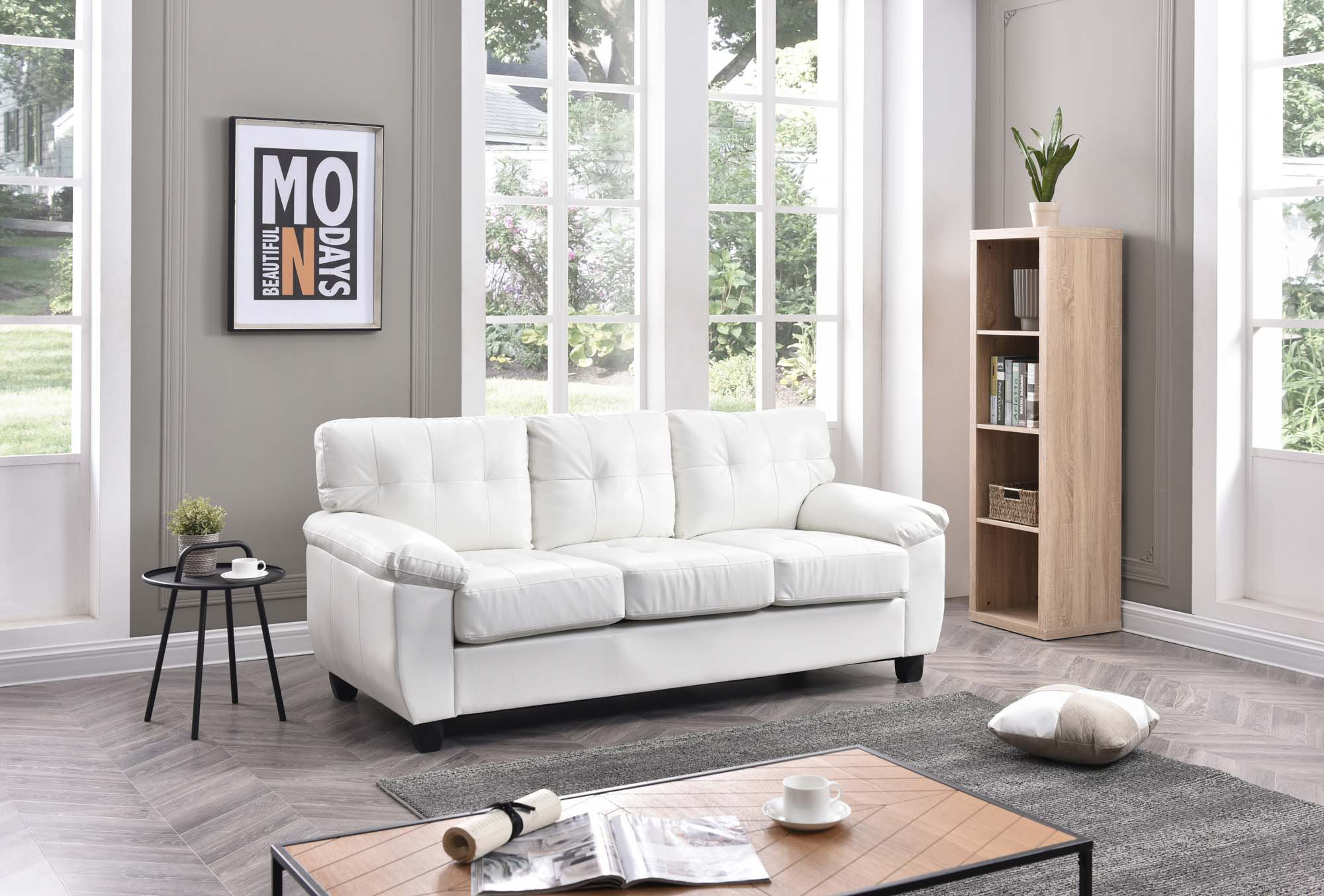 Latitude Run® 78" PU Sofa - Wayfair Canada
