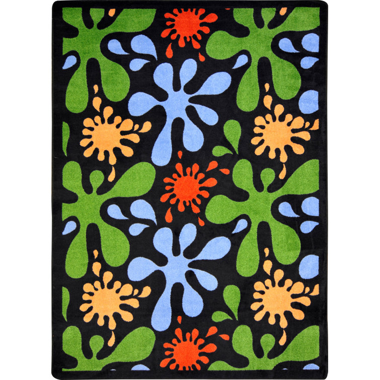 Whimsy Kid Essentials Splat Area Rug