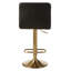 Tricia Swivel Upholstered Adjustable Height Counter Stool with Metal Frame-1151901659