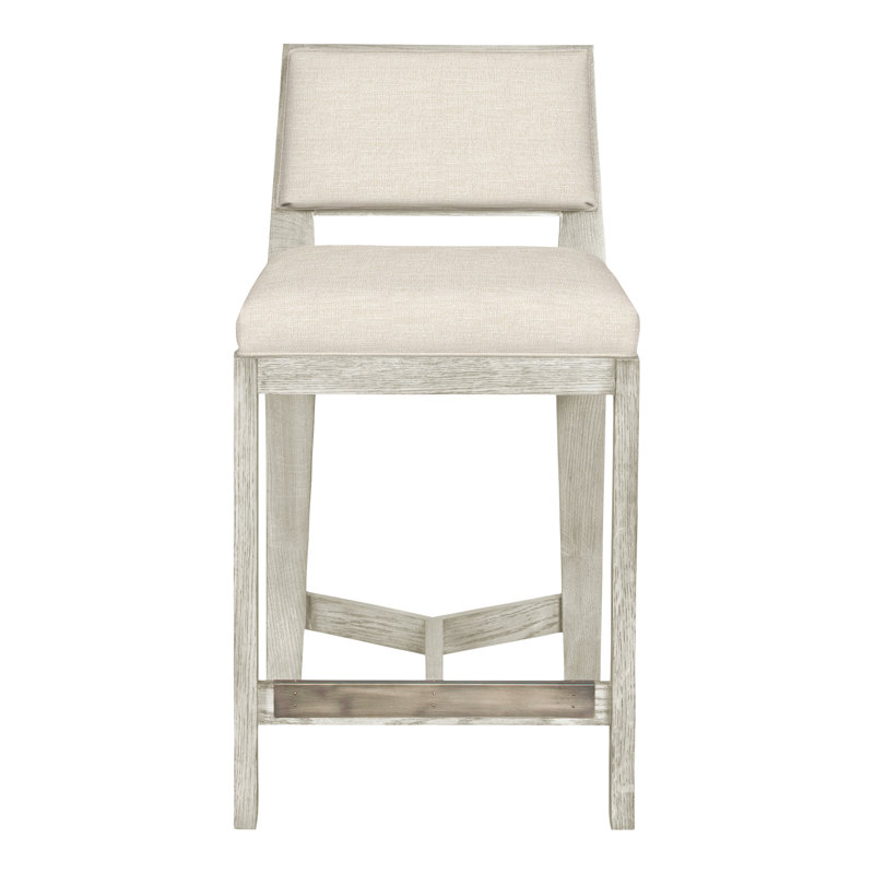 Scoville By Thom Filicia Upholstered Counter Stool with Solid Wood Frame, Wrenn, Lin Tommy