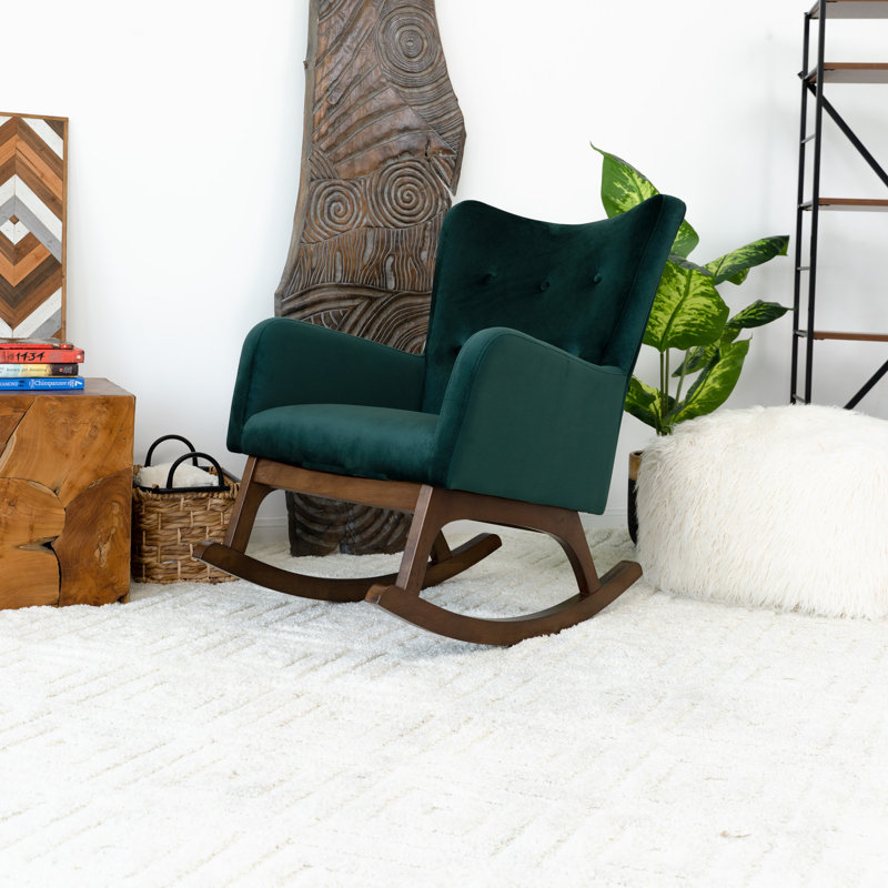 Chaise berçante Croce, Vert