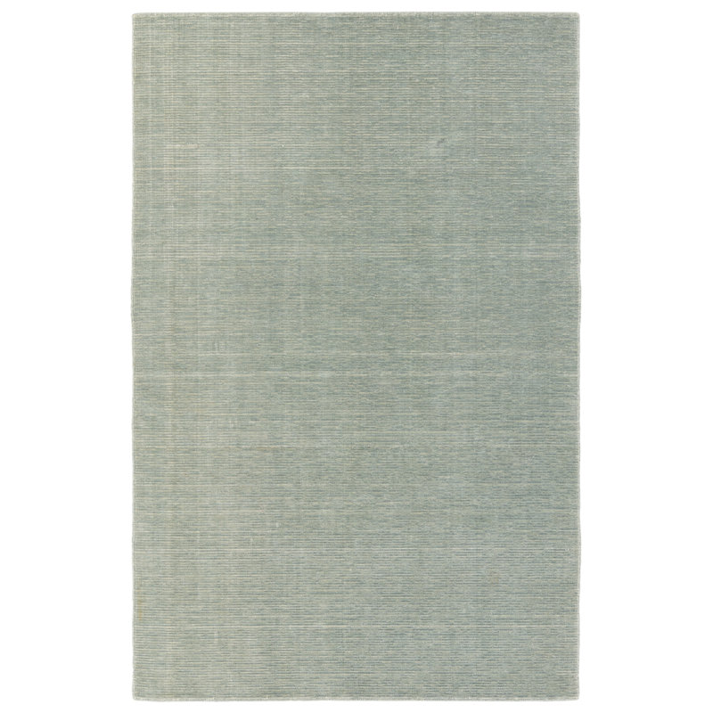 Kohdyn Handwoven Solid Blue Area Rug, Runner 3' x 10'