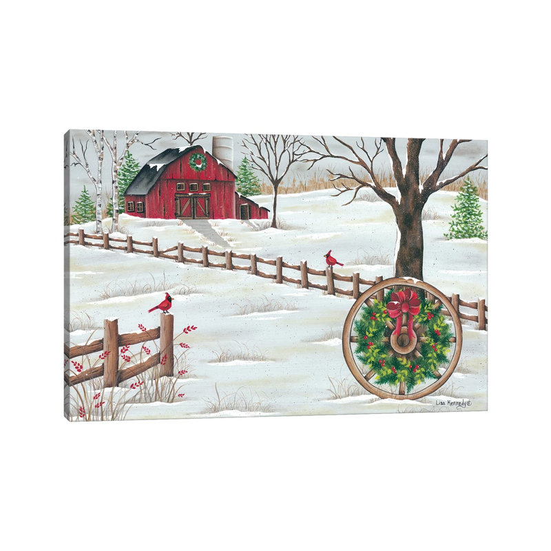 Wagon Wheel by Lisa Kennedy - Wrapped Canvas Gallery-Wrapped Canvas Giclée, 152.5 cm H x 101.5 cm W