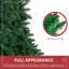 Demi-arbre de Noël artificiel 7 pi