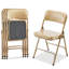 Ensemble de chaises pliantes empilables rembourrées en similicuir Manilo-208740022