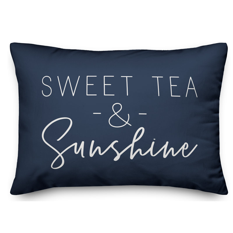  Outdoor Rectangular Pillow Cover & Insert, Navy