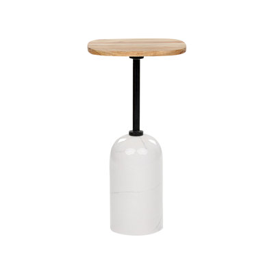 Crystalynn Pedestal End Table