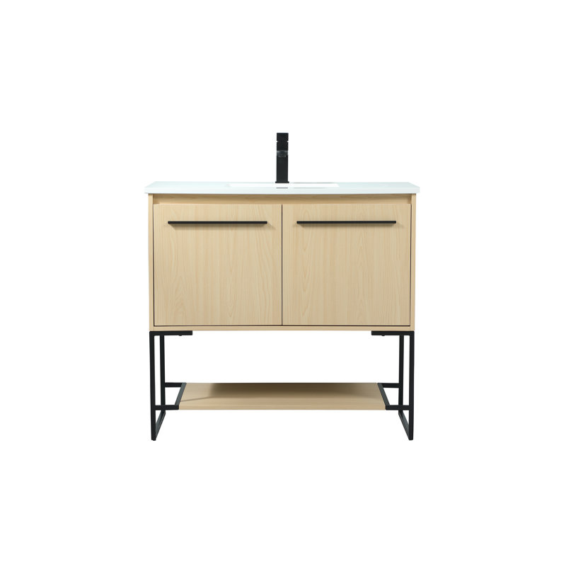 Ensemble de meuble-lavabo simple 36 po Rozell, Érable