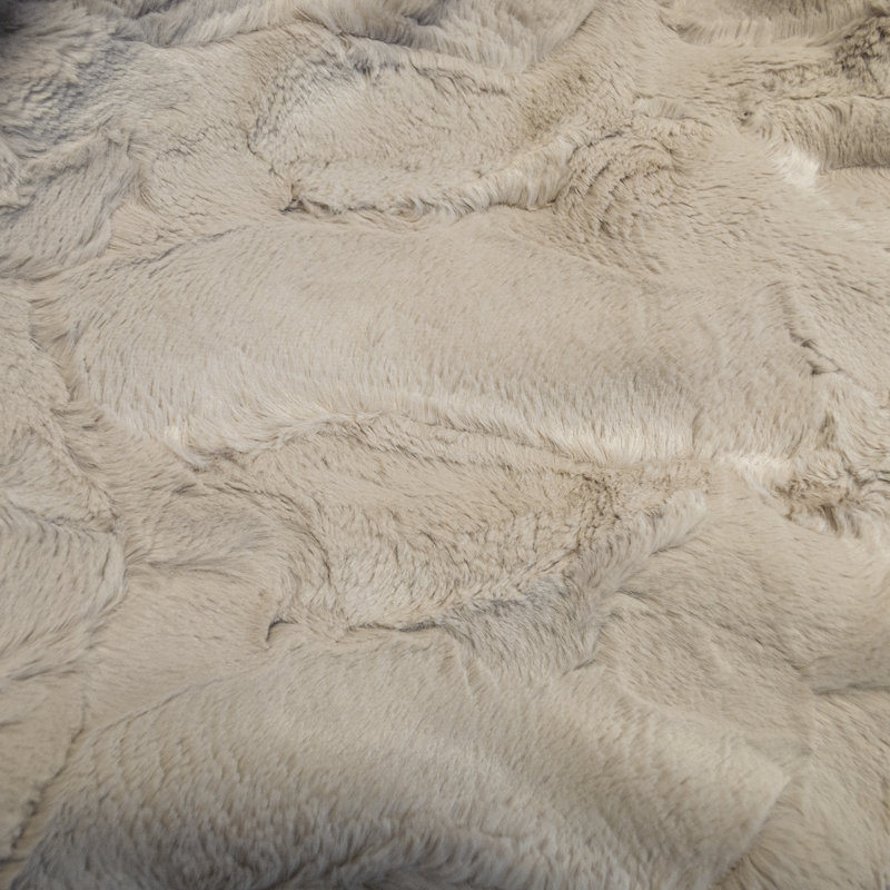 Thomas Collection® Praline Arctic Owl Reversible Faux Fur Plush Throw Blanket Assorted Sizes