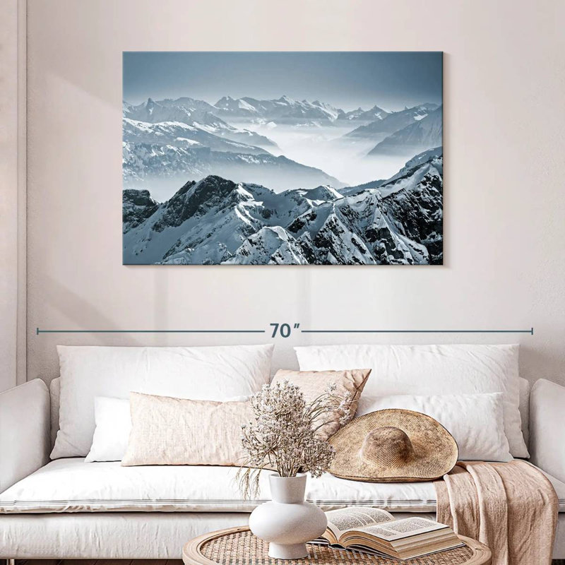 Alvord Swiss Mountain Peaks, H 30 po x l 45 po