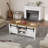 Table basse longue de 47,2 po Esben avec 2 portes coulissantes et 3 compartiments de rangement cachés-1617601710