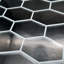 15cm W x 30.5cm L Aluminum Peel and Stick Mosaic Tile-1711776087