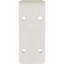 Support en acier martelé blanc l 2 po x P 10 po x H 4 3/4 po-89194597-64105827