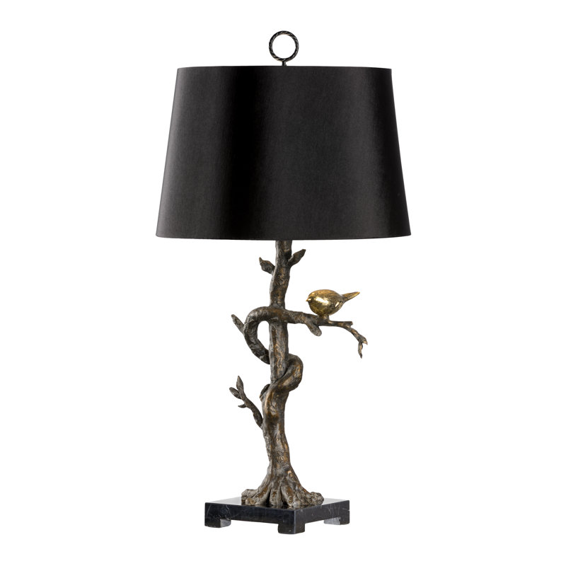 Tweet 33" Bronze/Gold Table Lamp