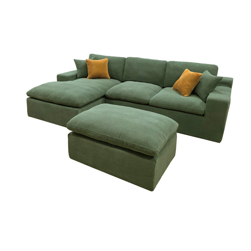 Flintwood Sectional, Dark Green