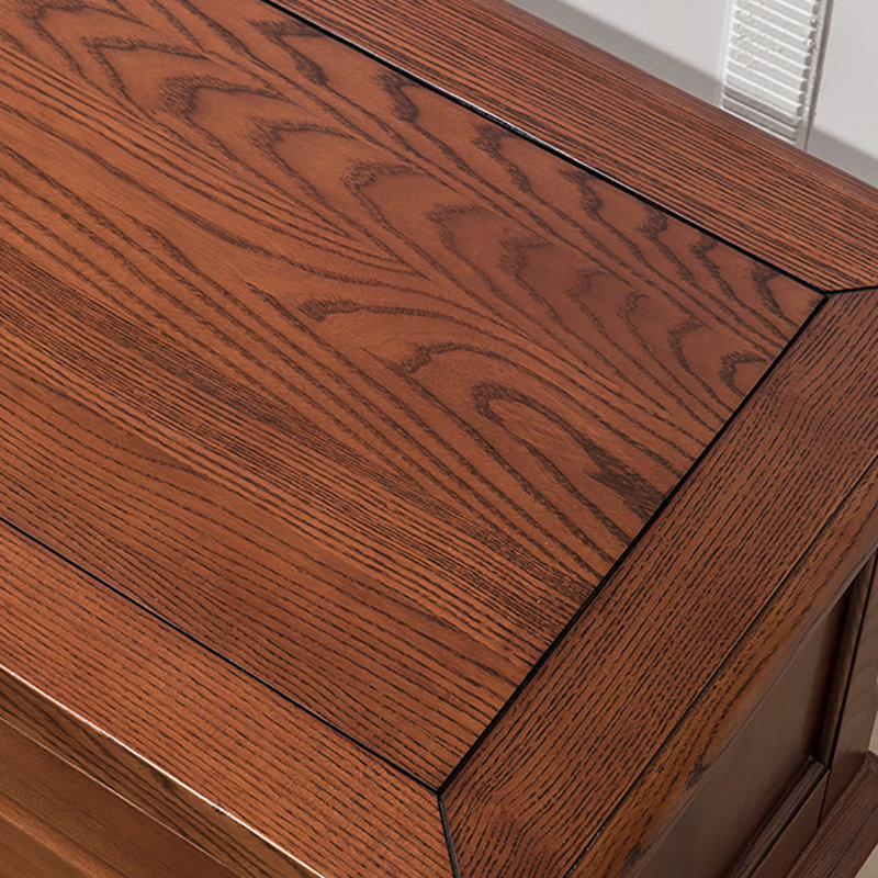 Meuble télé américain en bois massif, 78.7"